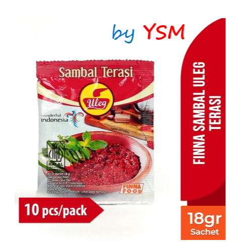 

SAMBEL TERASI ULEG ( 10 PCS ) / FINNA SAMBEL ULEG TERASI