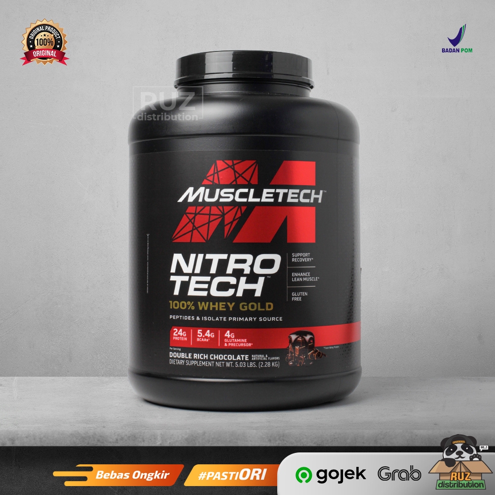 Muscletech Nitrotech 5 LBS Whey Gold Nitro Tech 5 Lbs whey protein