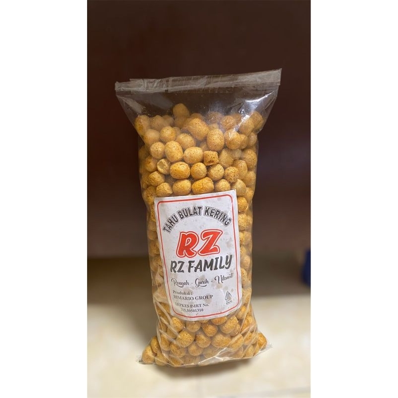 

Tahu bulat kering kriuk renyah kemasan 1Ball 500gr