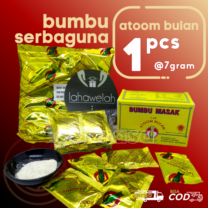 

Bumbu ATOOM BULAN 1pcs bungkus kecil @7g/pcs by GaiaRasa