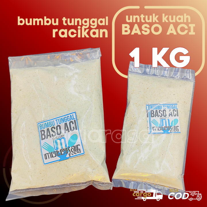 

GROSIRAN - 1KG BUMBU TUNGGAL Kuah BASO ACI isi 4x250gr by GaiaRasa