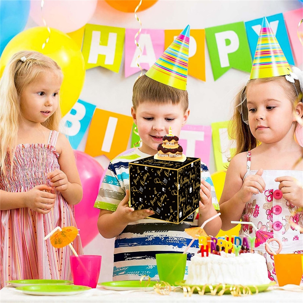 

Money Pull Box for Cash Gift DIY Birthday Money Surprise Box with Pull out Card Set Creative Box