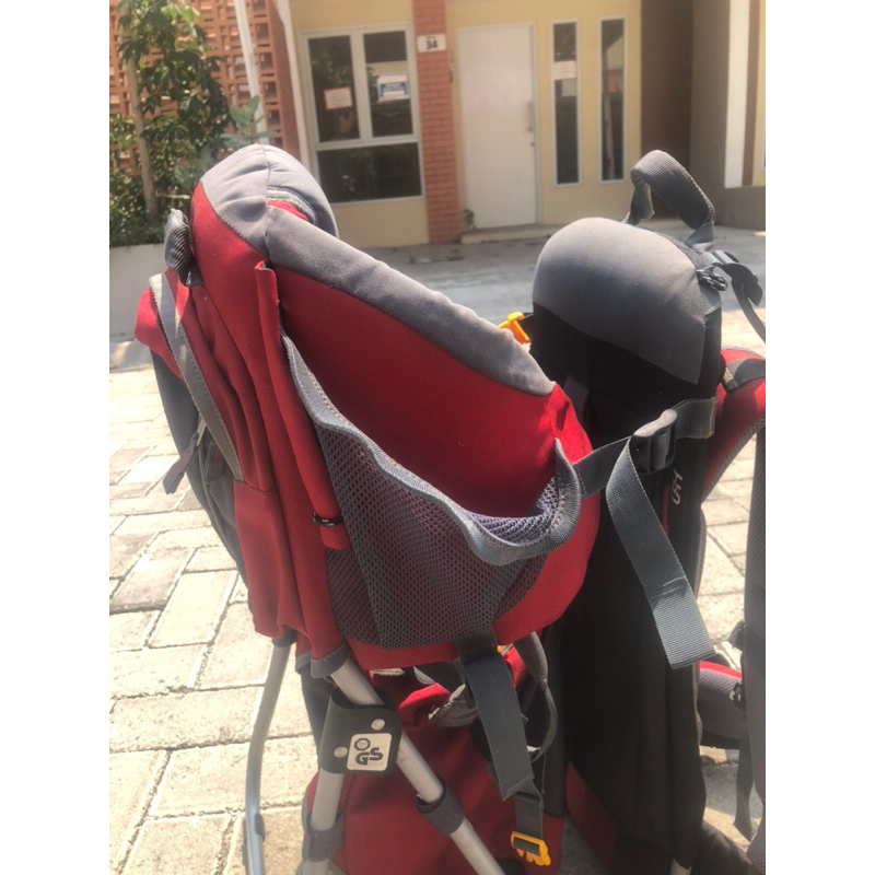 Preloved Deuter Kid Comfort II 2 Bekas Tas Gendong Anak Hiking Camping Backpacker Keril Carrier Back