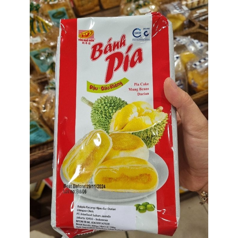 

Pia durian Banh mung beans vietnam