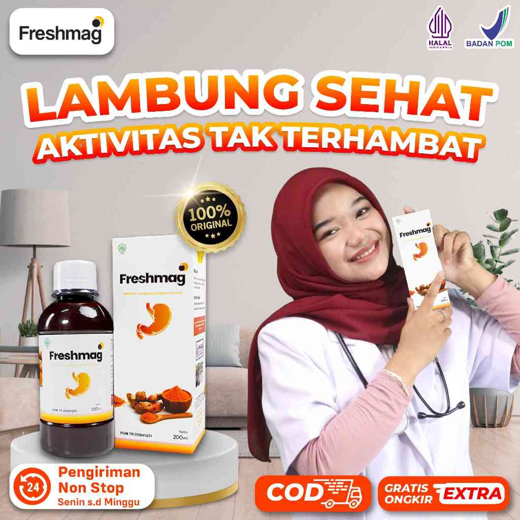 

FRESHMAG - 3x Lebih Cepat Atasi Masalah Lambung | Original Madu Herbal Obat Maag Atasi Magh Kronis Gerd Asam & Infeksi Radang