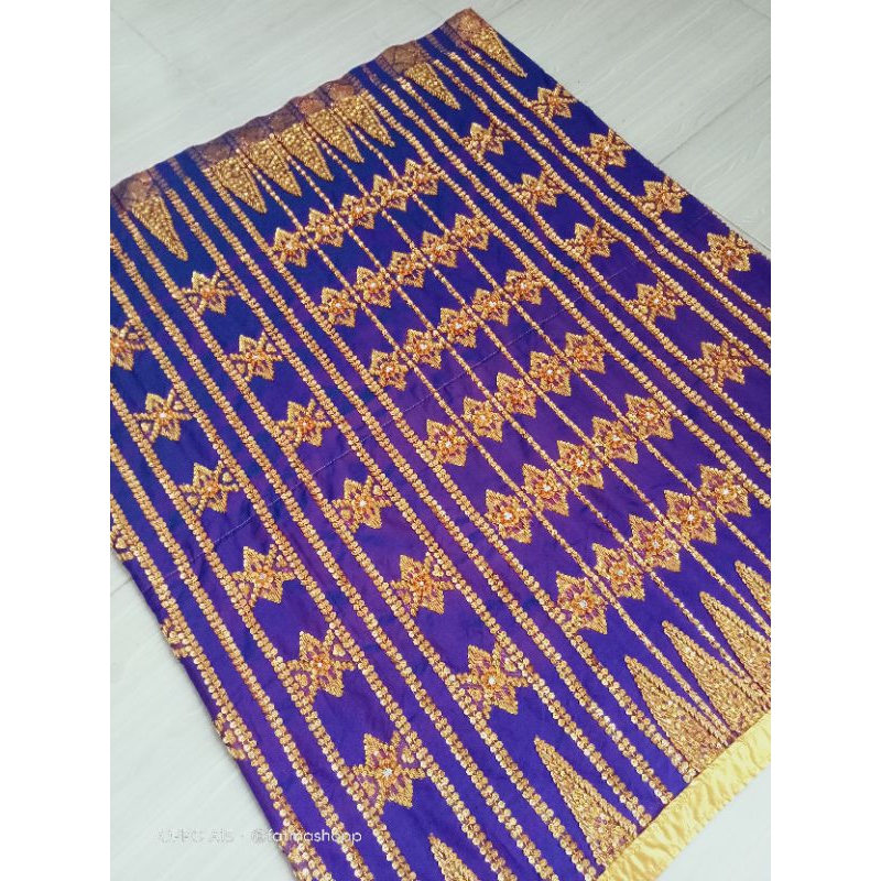 Sarung Payet pengantin, rok payet, sarung sutra tenun payet