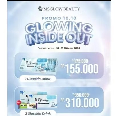 

Glasskin drink msglow free tumbler / pemutih seluruh tubuh