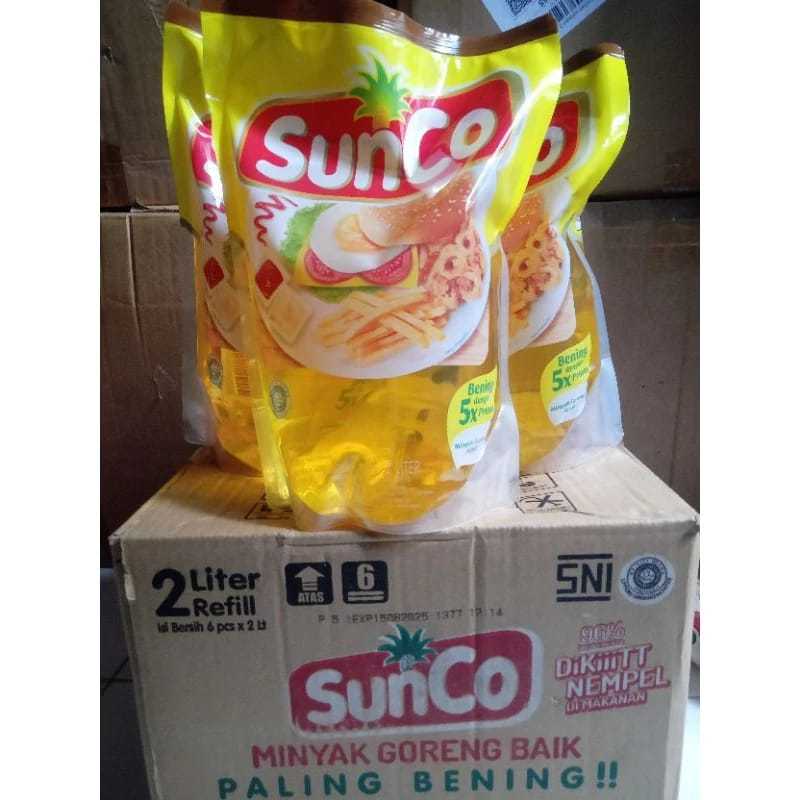 

Minyak SunCo 2 Liter x 2 Dus / 1 Dus isi 6 pcs