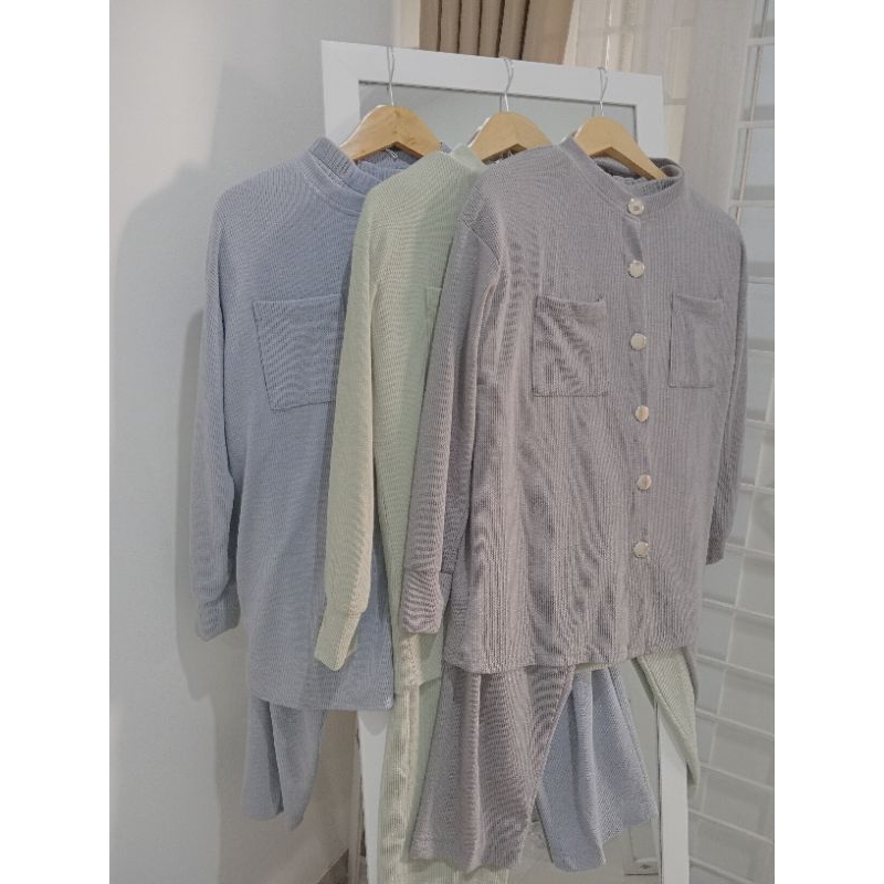 TERMURAH OneSet Kuyifei Setelan Wanita Kekinian OneSet premium bahan super adem