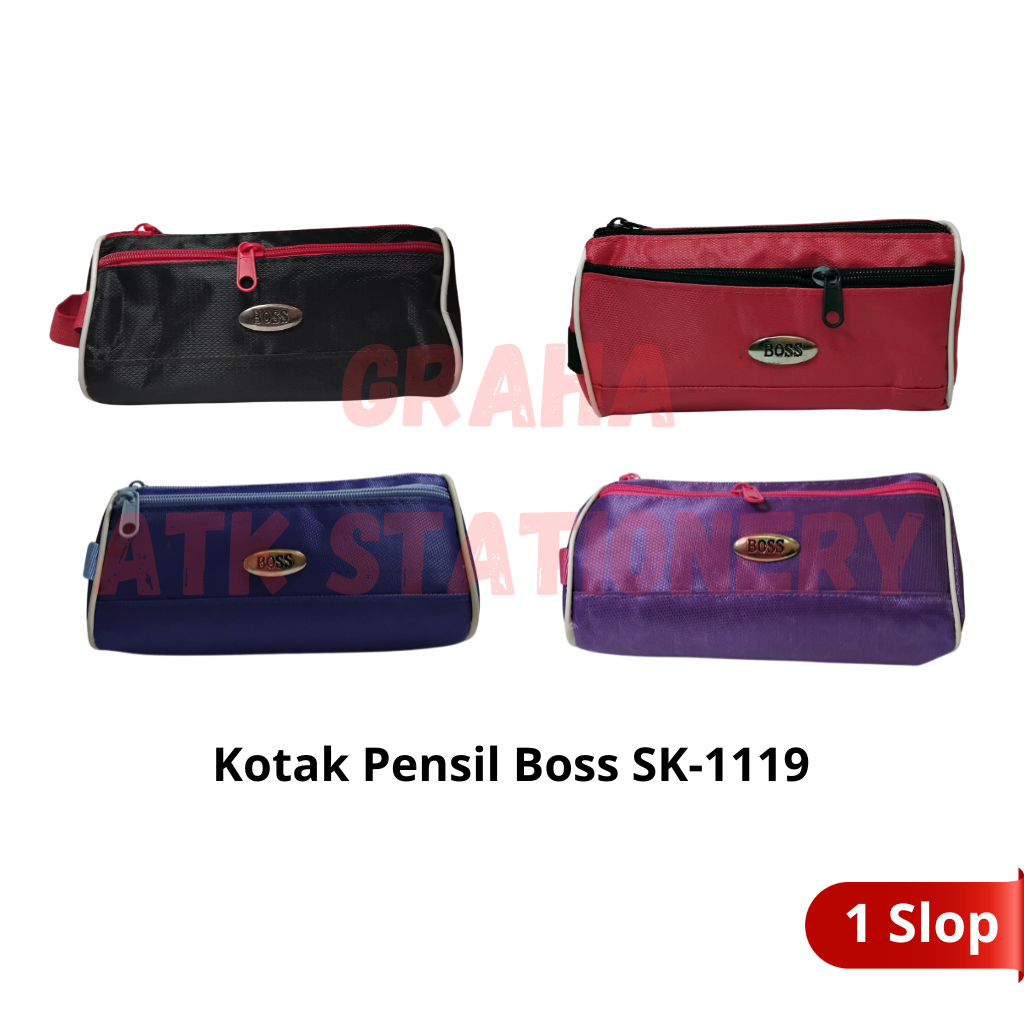 

Kotak Pensil 2 Sleting Boss SK-1119 / Tempat Pensil / Pencil Case 2 Sleting Boss SK-1119