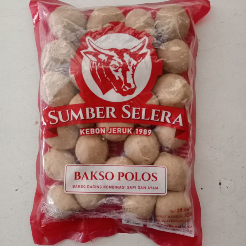 

bakso polos sumber selera