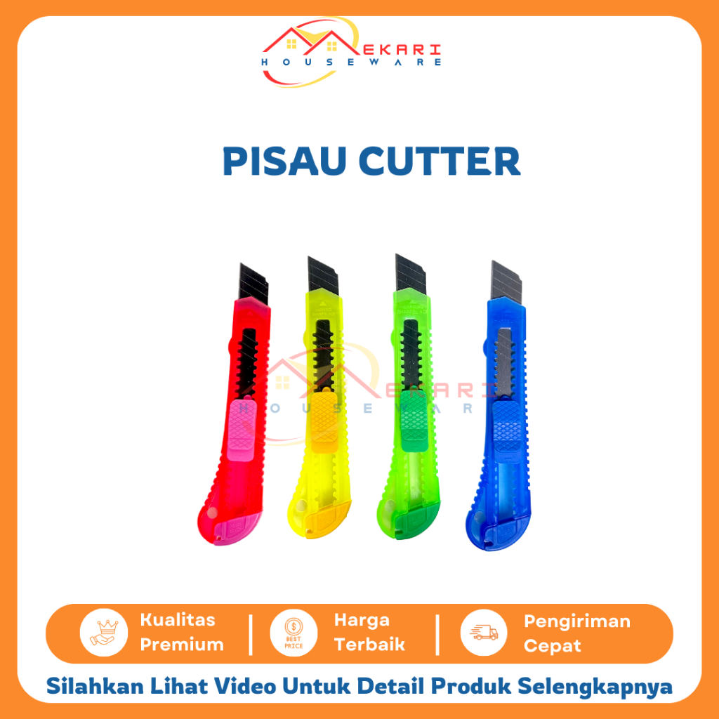 

Pisau Cutter Pemotong Dus Lakban