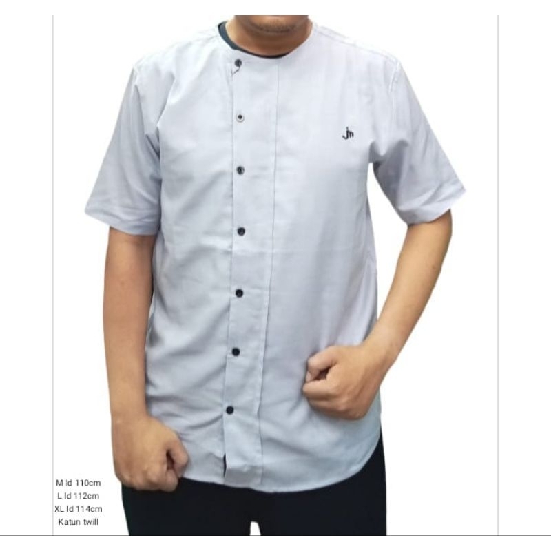 kemko (Kemeja Koko) Muslim Dewasa Oblong Lengan Pendek