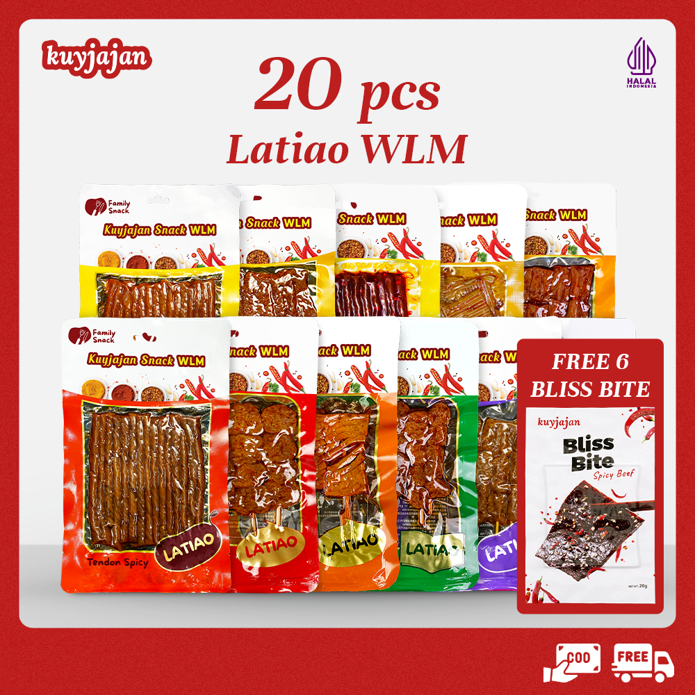 

Latiao KuyJajan - [20 pcs] [HALAL] Latiao Gluten Spicy Tofu | Makanan Ringan Tinggi Protein | Latiao Halal