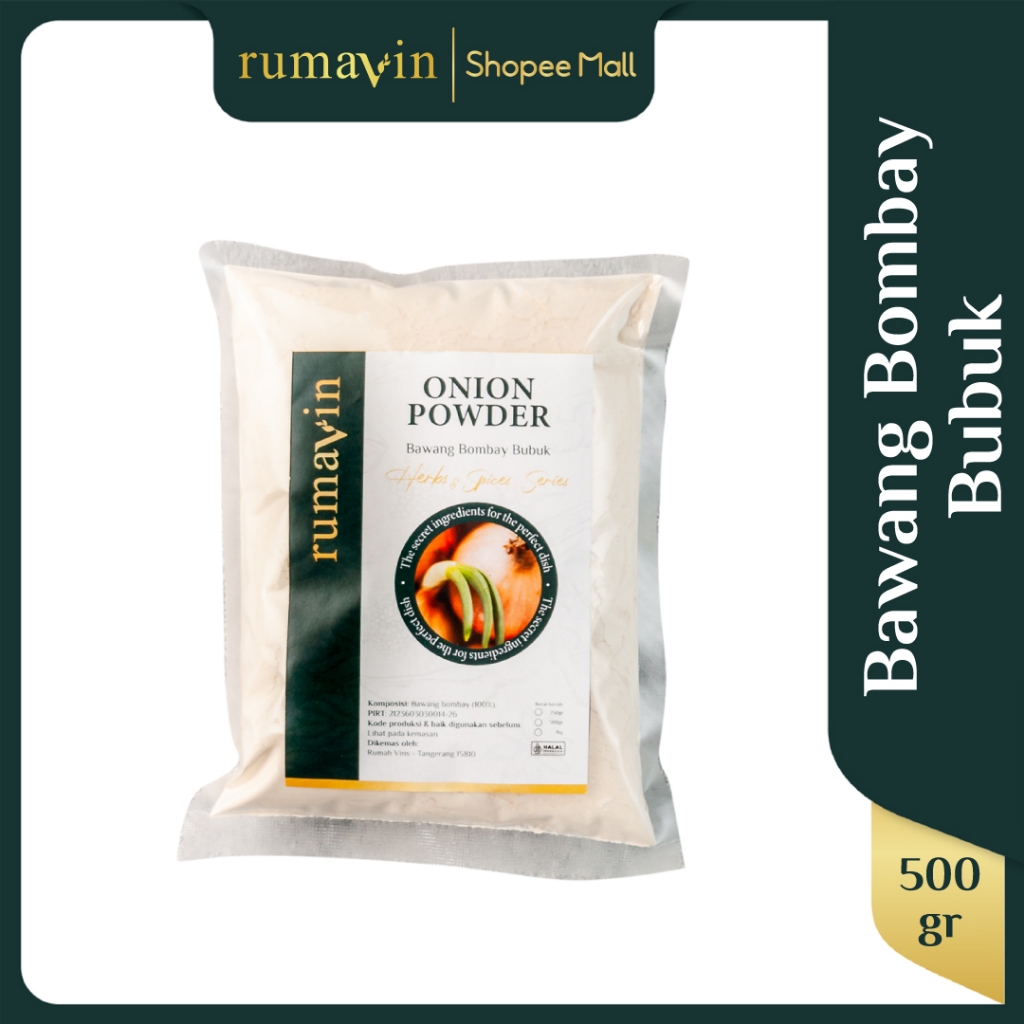 

RUMAVIN - Premium Onion Powder / Bawang Bombay 500gr