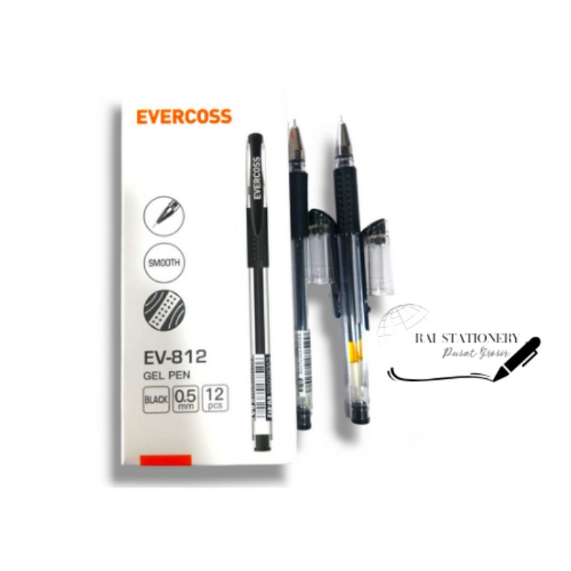 

Bolpen / Pena / Pulpen evercoss Gel Ev-812 / 12pcs