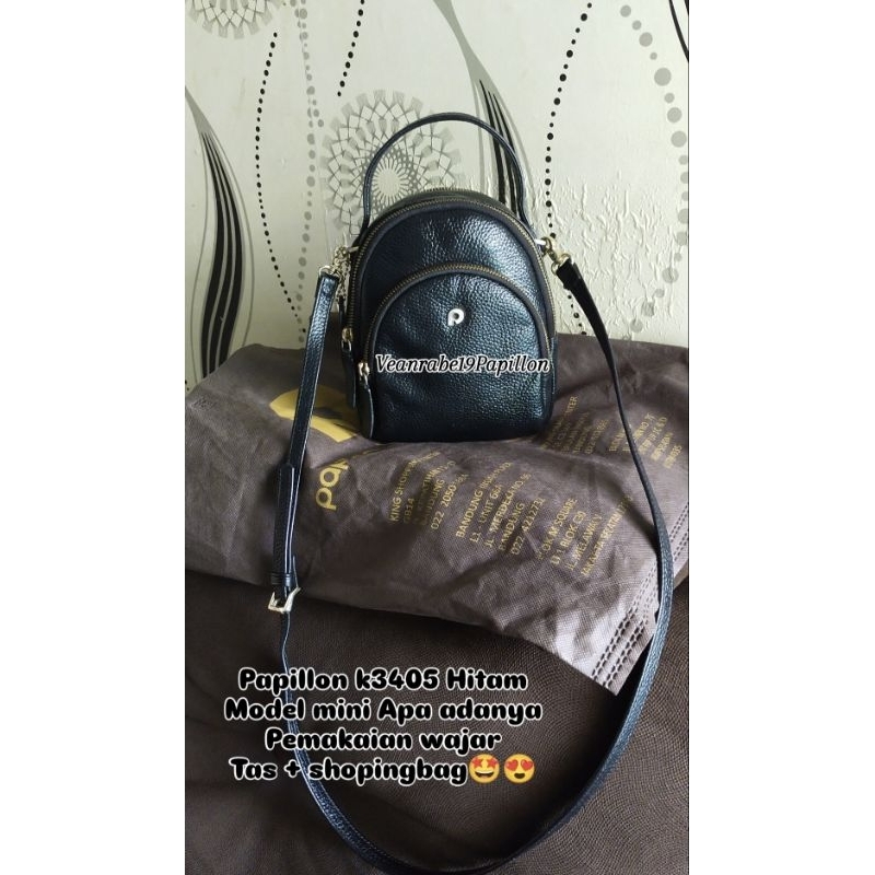 papillon preloved k3405 papilon second tas papillon pl cek keterangan