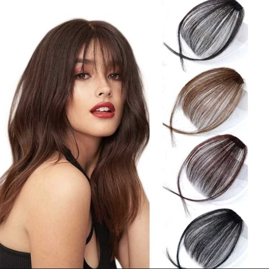 Poni Klip Korea Style Tipis Wig Poni Palsu