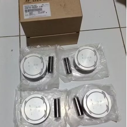 piston 0,50 + ring piston 0,50 hyundai H1 new santa fe dm kia new sorento bensin ori