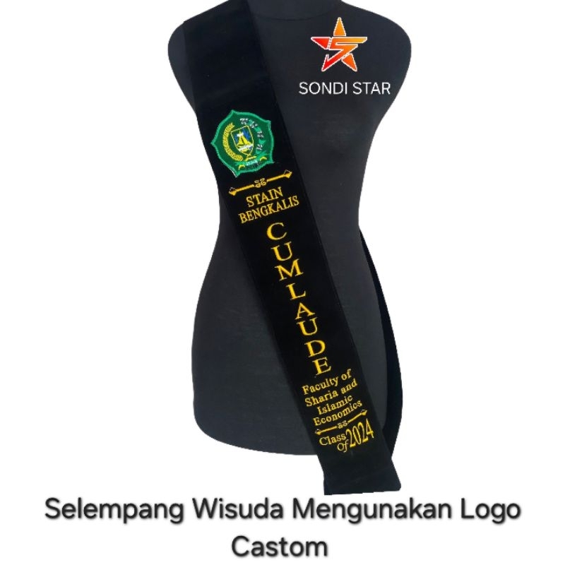 Selempang Wisuda Cumlaude - Selempang Wisuda Polos