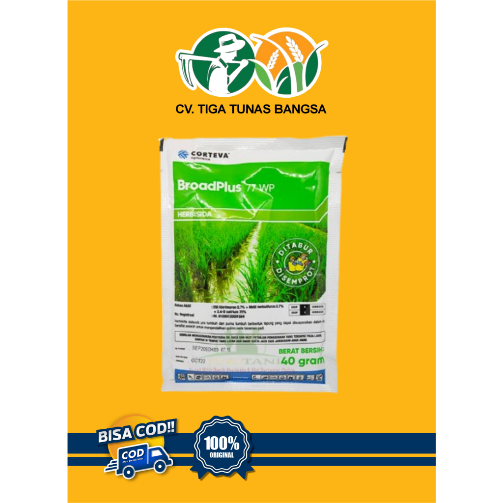 Broadplus 77 WP 40 Gram Herbisida Sistemik
