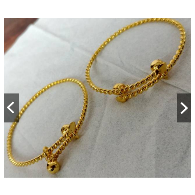 Gelang Lilit Anak Lapis Emas Asli Isi 2