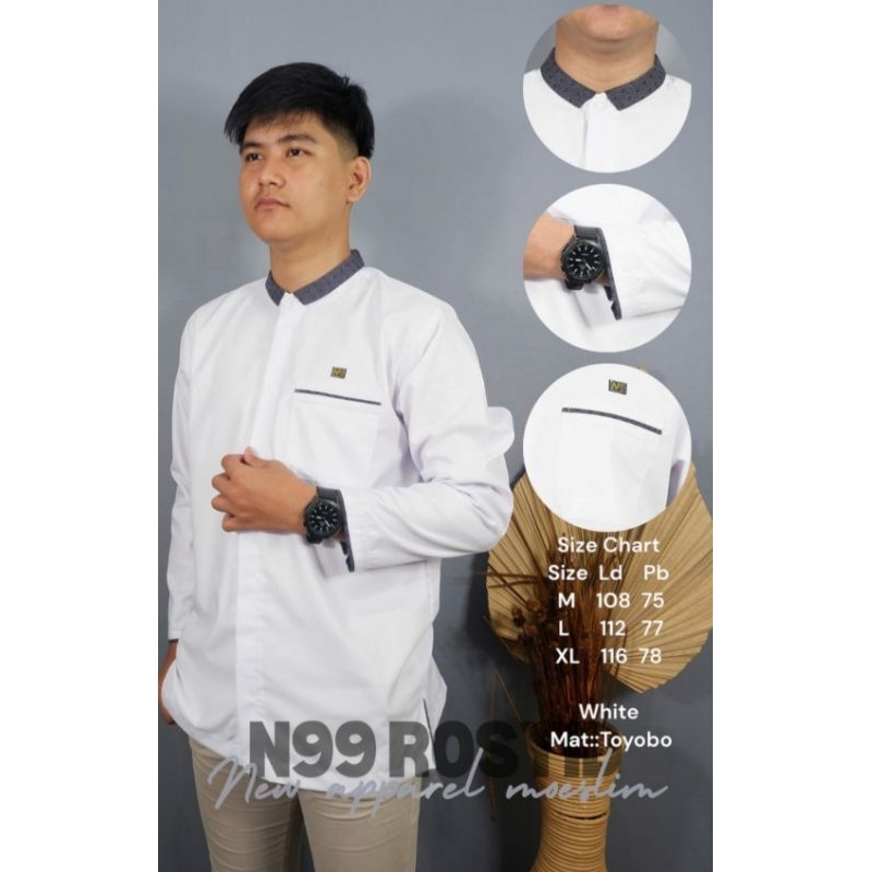 Koko Putih Panjang Dewasa