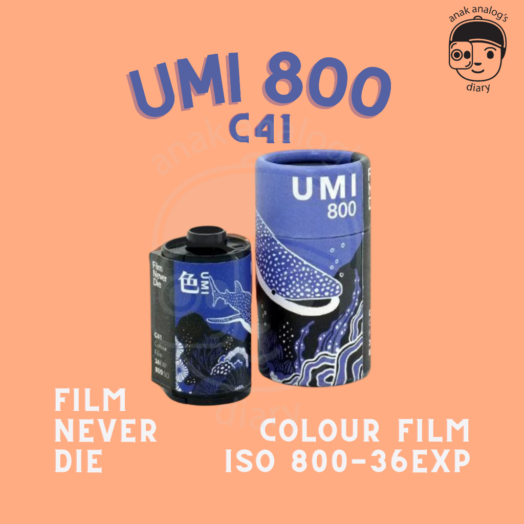 Umi 800 FilmNeverDie Roll Film 35mm ISO 800 36exp Color Film