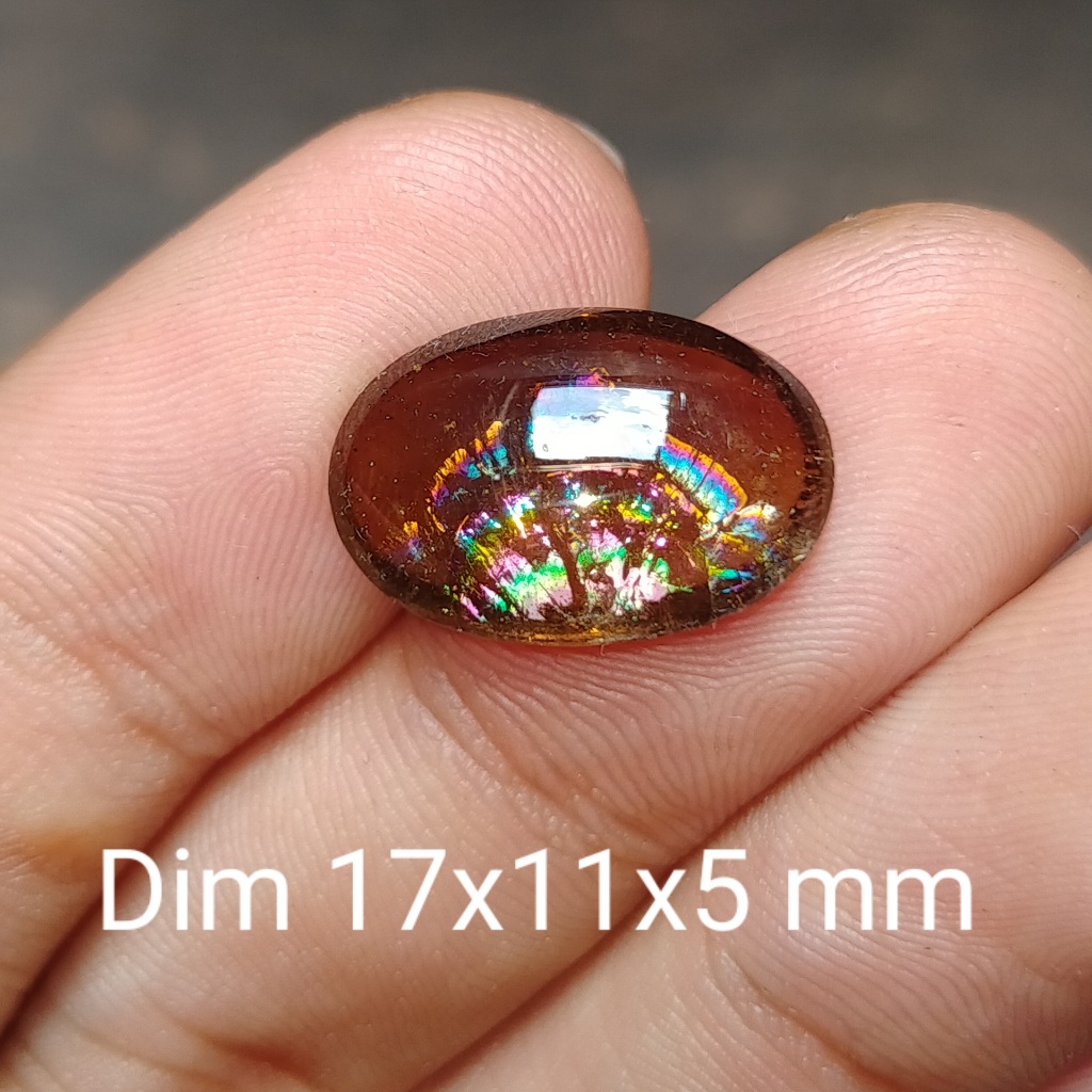 BATU KECUBUNG PELANGI TEH ASLI NATURAL koleksi lainnya cincin kalimaya Wulung giok opal new akik bac