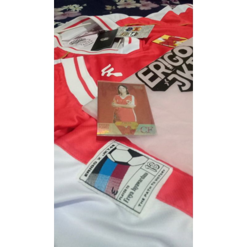 JERSEY OFFICIAL JKT48 X ERIGO FREYA JAYAWARDANA PHOENIX FLAMES RED