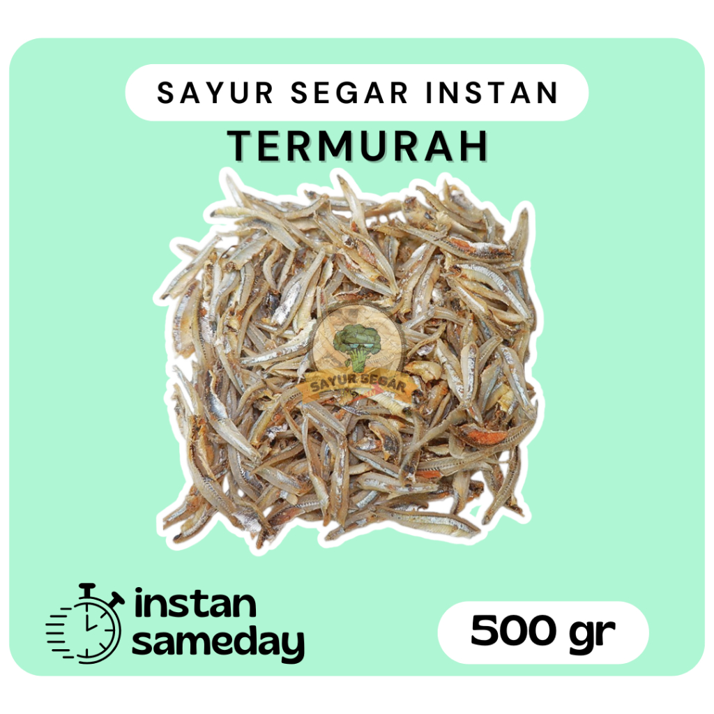 

Teri Jengki/Ikan Asin Teri Jengki 500gram
