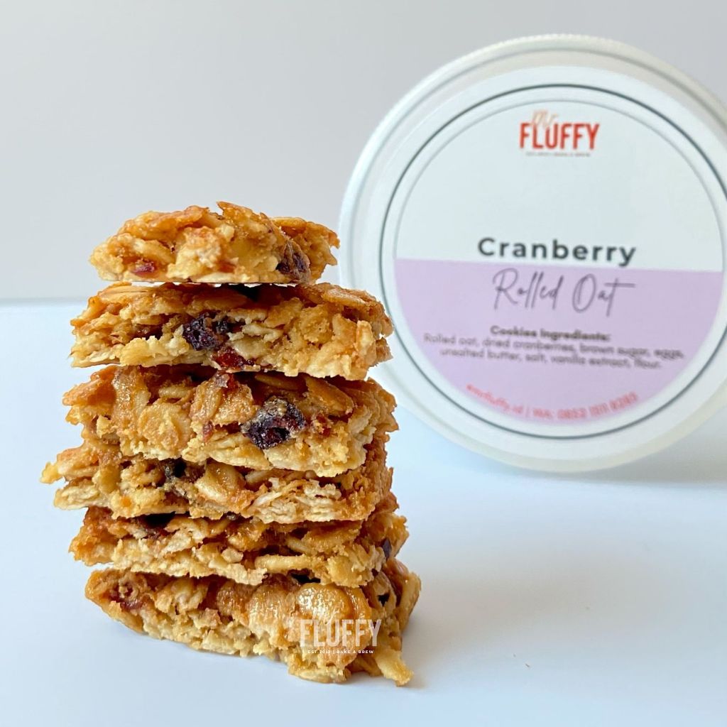 

Cranberry Rolled Oat Cookies / Mr Fluffy Kue Kering Premium