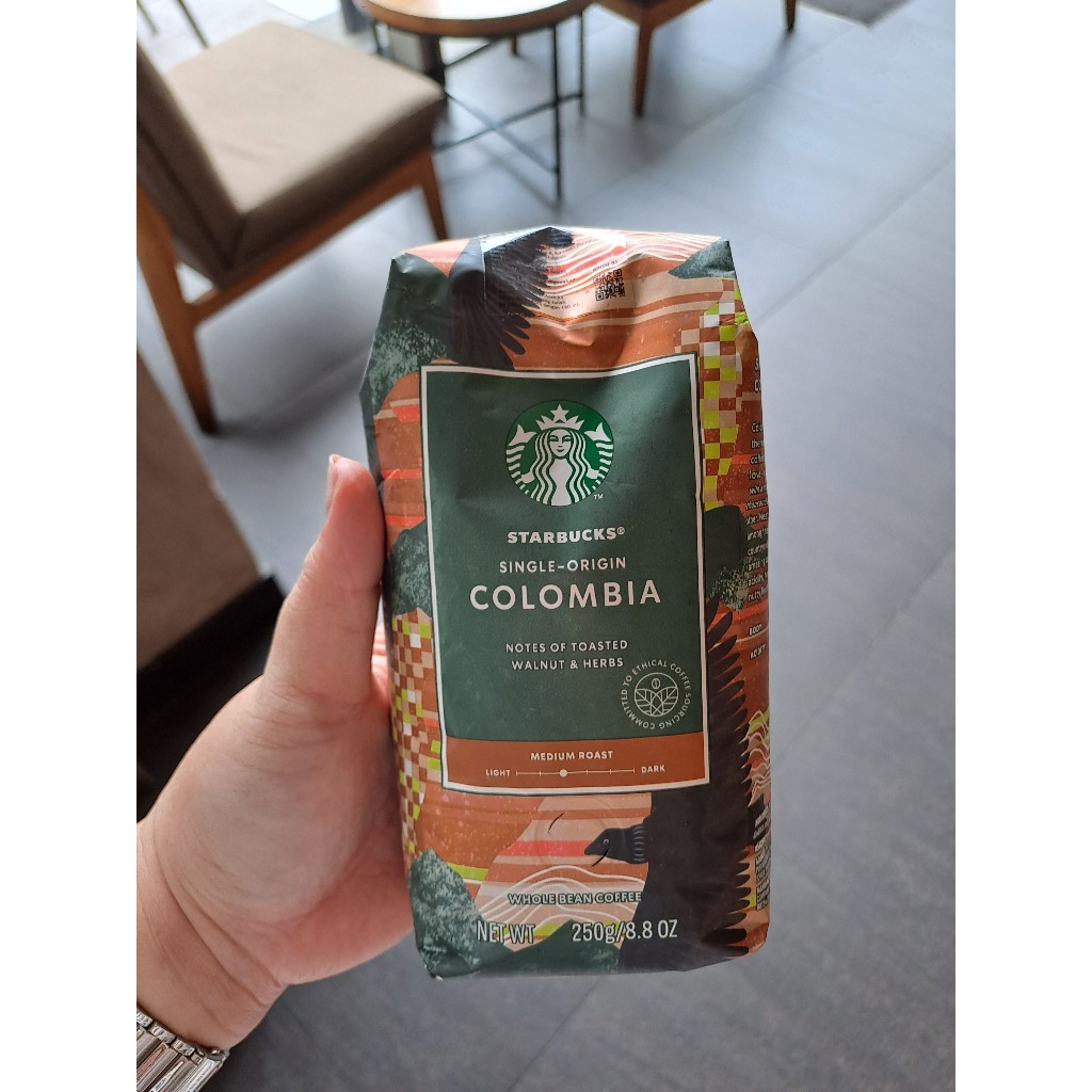 

Whole Bean Starbucks Medium Roast 250gram_Colombia