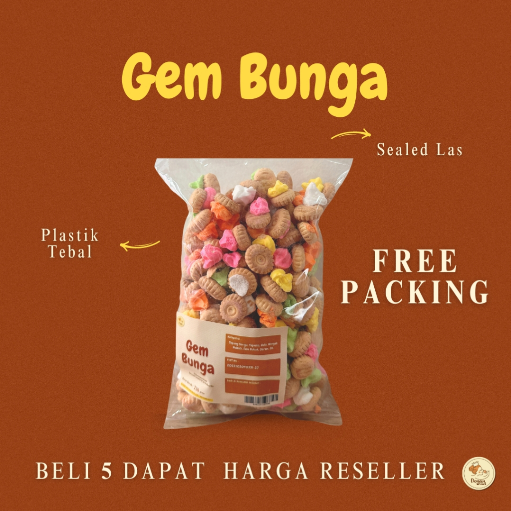 

GEM BUNGA/ BISKUIT BUNGA JADUL
