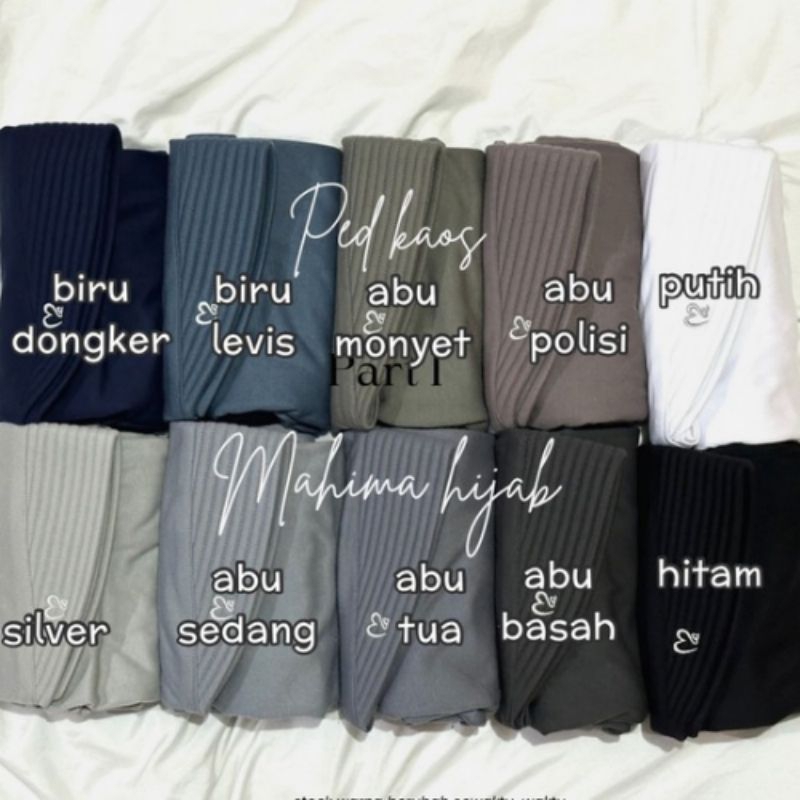 Hijab MAHIMA - Ped Bahan Kaos Size M MAHIMA - Jilbab Instan Hijab Kerudung Terlaris Termurah Jilbab 