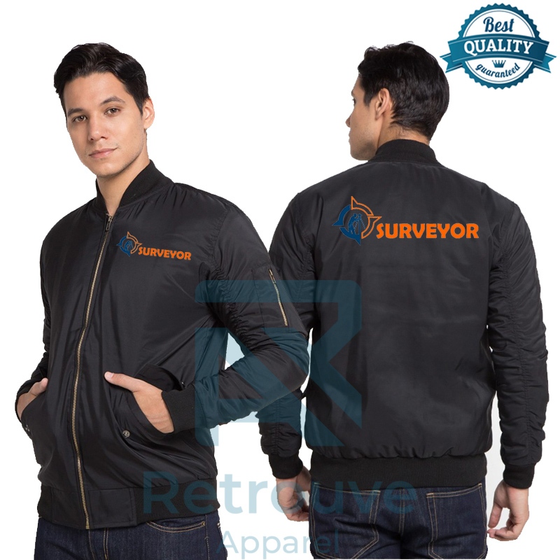 Jaket Bomber Surveyor / Jaket Bomber Pria Surveyor
