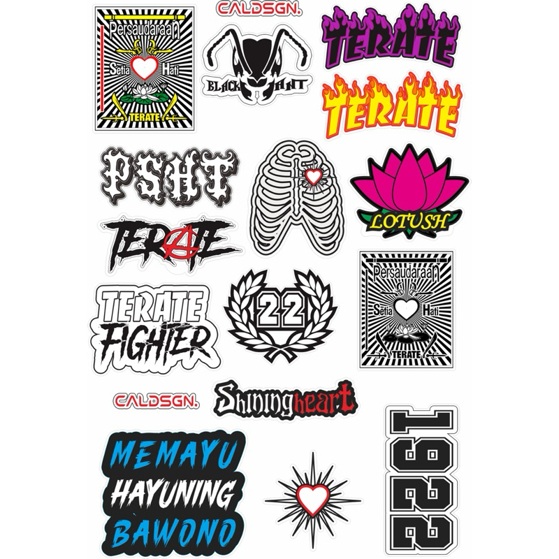 

Stiker PSHT cutting premium vol 1
