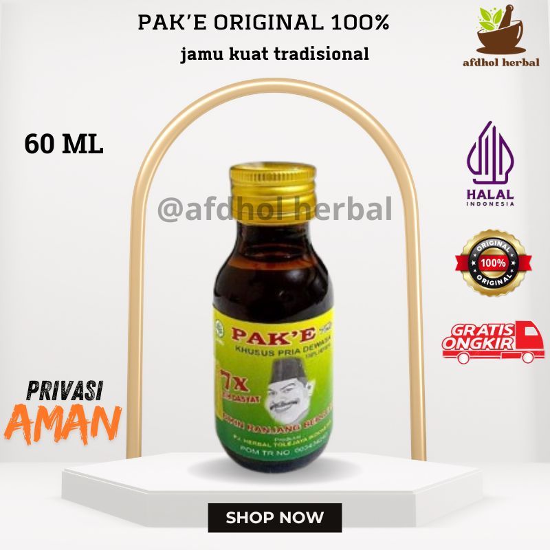 

pak'e pak e jamu kuat tradisional original