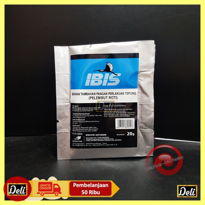 

Ibis Pelembut Roti Bubuk Sachet 20gr