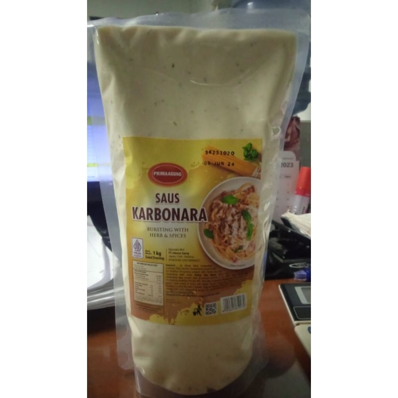 

prima agung saus karbonara 1kg
