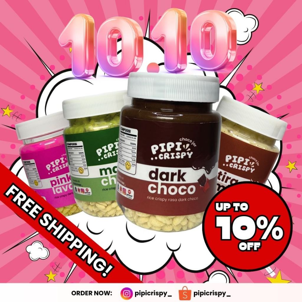 

CHOCO IN JAR Coklat Lumer Leleh Rice Crispy 100g - Pipi Crispy