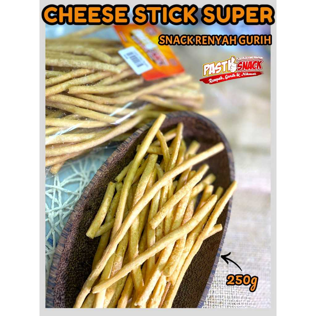 

CHEESE STICK SUPER | STIK KEJU SUPER 250GR