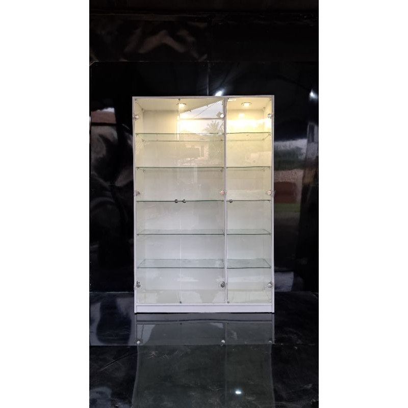 RB lemari tas/lemari pajangan/rak sepatu/duco/minimalis/pajangan kaca/lemari kaca