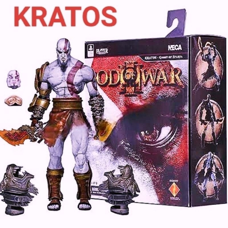 Action Figure Kratos God Of War Kratos with Hercules Power