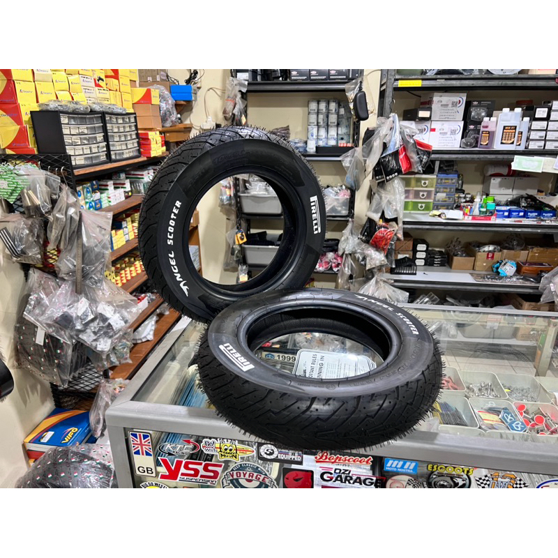 Ban Tubeless Ring 10 Pirelli Angel Scooter Sporty Satuan Vespa PX PXE Excel Spartan Sprint