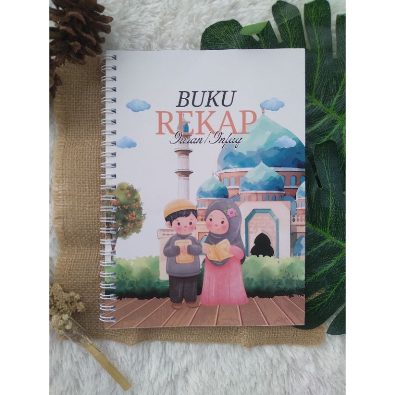

BUKU REKAP IURAN/INFAQ UK A5 JILID SPIRAL ISI 100 HALAMAN NON-CUSTOM