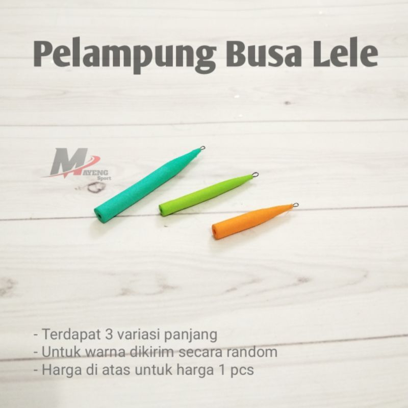 Pelampung Busa Lele - pelampung Busa warna - Pelampung