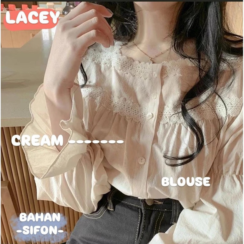 MAOMAO blouse SIFON KOREA (BARU)