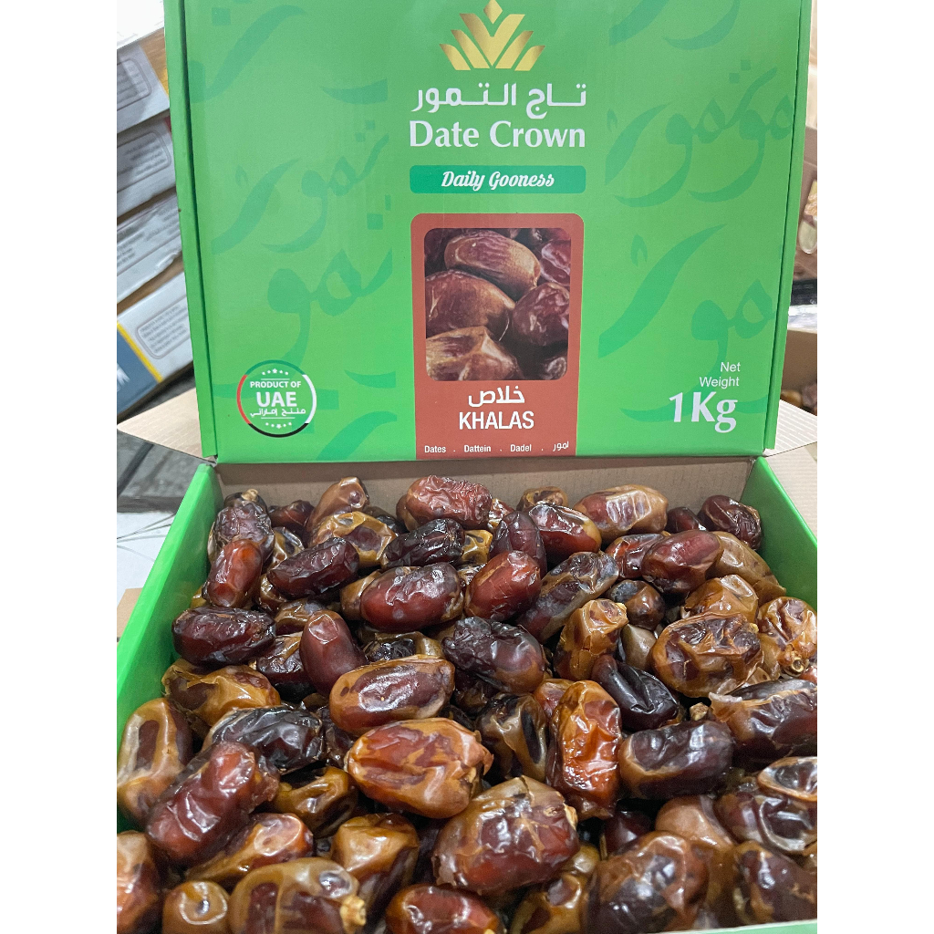 

kurma khalas kemasan dus 1kg premium quality