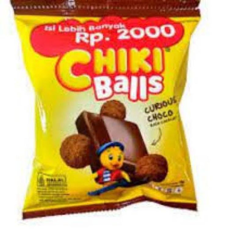 

Chiki Balls 2000 Rasa Keju & Coklat